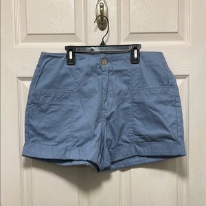 O'Neill | Blue | Cotton |Cargo | Relaxed | HighRise |Rolled Cuff |Short |Size 30